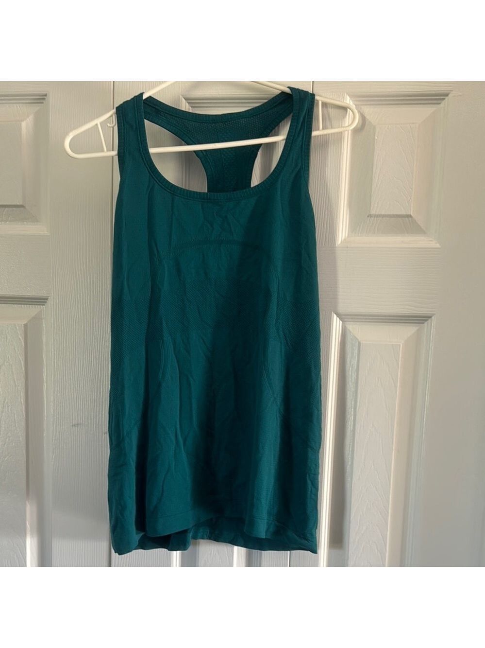 Lululemon Emerald Green Racer Back Tank Top